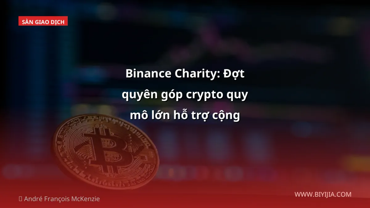 Binance Charity: Đợt quyên góp crypto quy mô lớn hỗ trợ cộng đồng