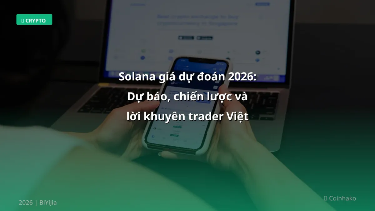 Solana giá dự đoán 2026: Dự báo, chiến lược và lời khuyên trader Việt