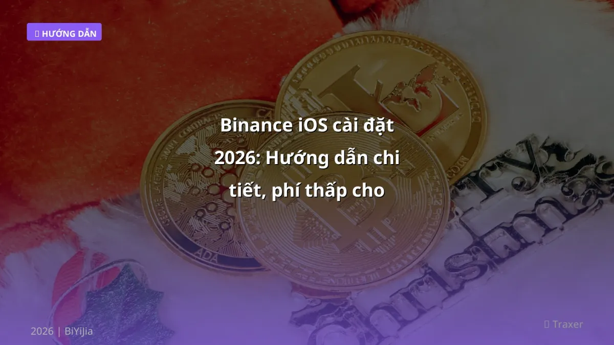 Binance iOS cài đặt 2026: Hướng dẫn chi tiết, phí thấp cho trader VN