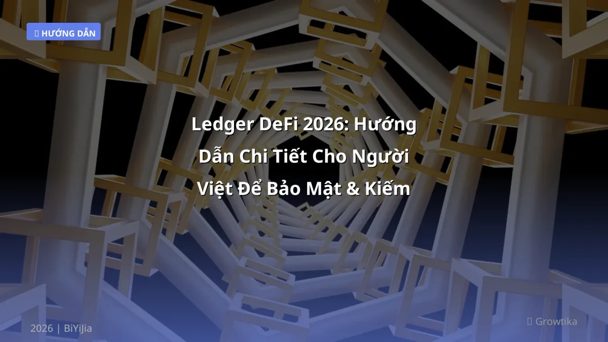 Ledger DeFi 2026: Hướng Dẫn Chi Tiết Cho Người Việt Để Bảo Mật & Kiếm Lợi Nhất