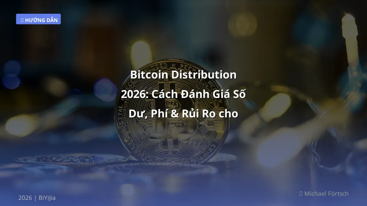 Bitcoin Distribution 2026: Cách Đánh Giá Số Dư, Phí & Rủi Ro cho Trader Việt