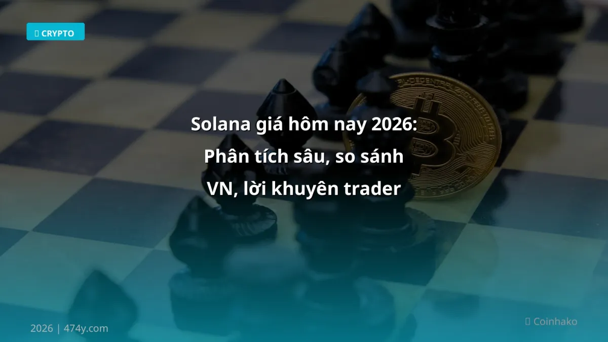 Solana giá hôm nay 2026: Phân tích sâu, so sánh VN, lời khuyên trader chi tiết