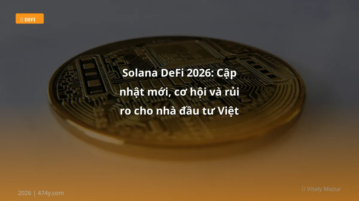 Solana DeFi 2026: Cập nhật mới, cơ hội và rủi ro cho nhà đầu tư Việt