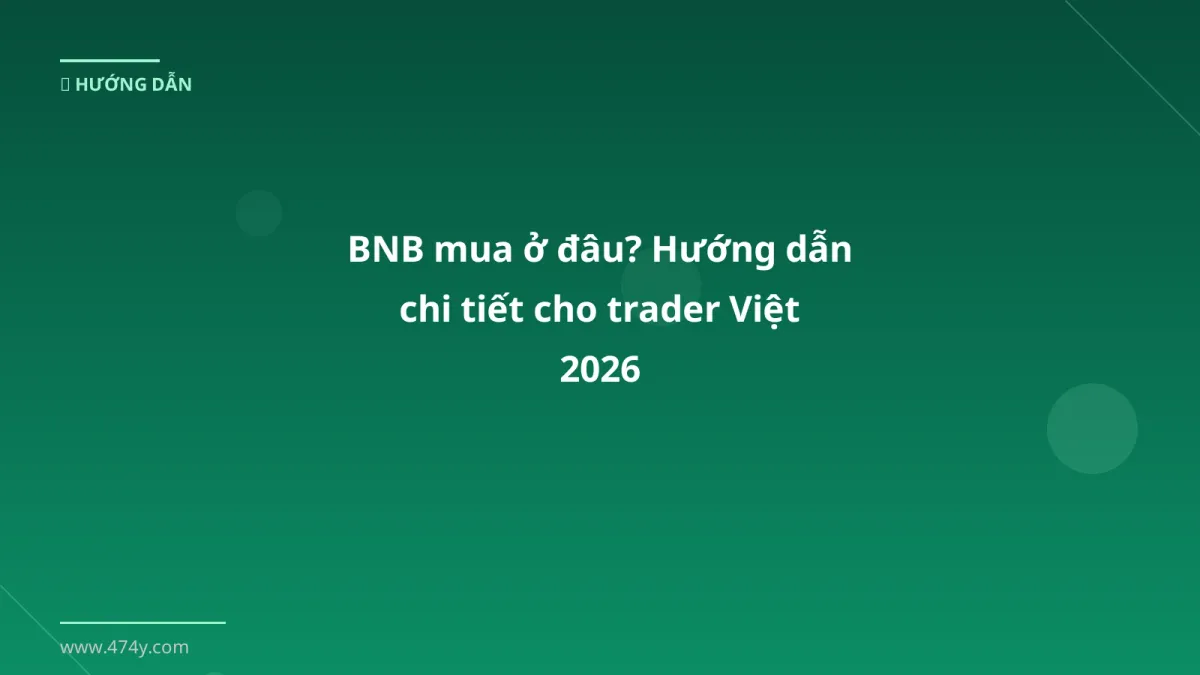 BNB mua ở đâu? Hướng dẫn chi tiết cho trader Việt 2026