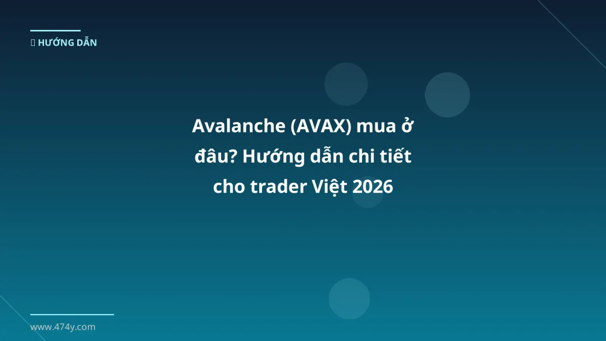 Avalanche (AVAX) mua ở đâu? Hướng dẫn chi tiết cho trader Việt 2026