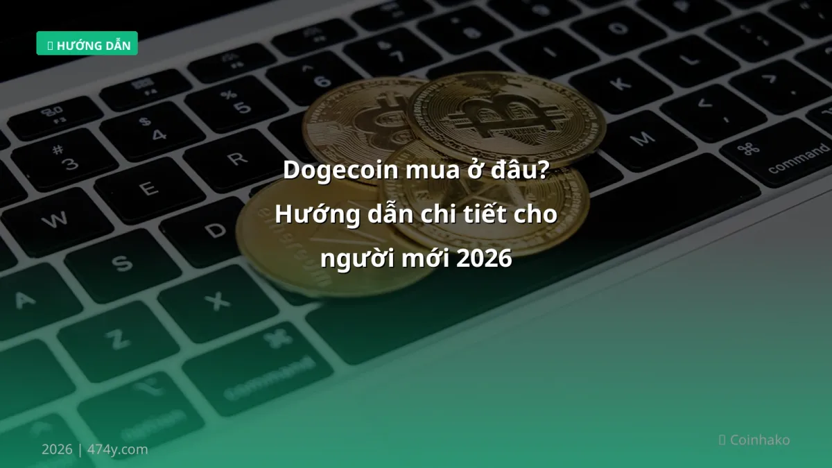 Dogecoin mua ở đâu? Hướng dẫn chi tiết cho người mới 2026