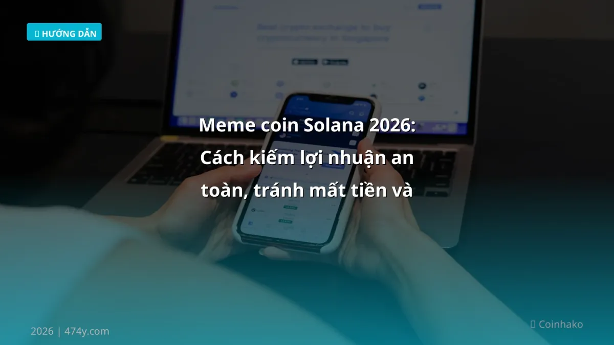 Meme coin Solana 2026: Cách kiếm lợi nhuận an toàn, tránh mất tiền và rút VND nhanh chóng