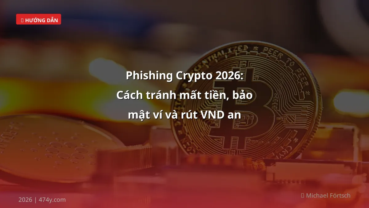 Phishing Crypto 2026: Cách tránh mất tiền, bảo mật ví và rút VND an toàn