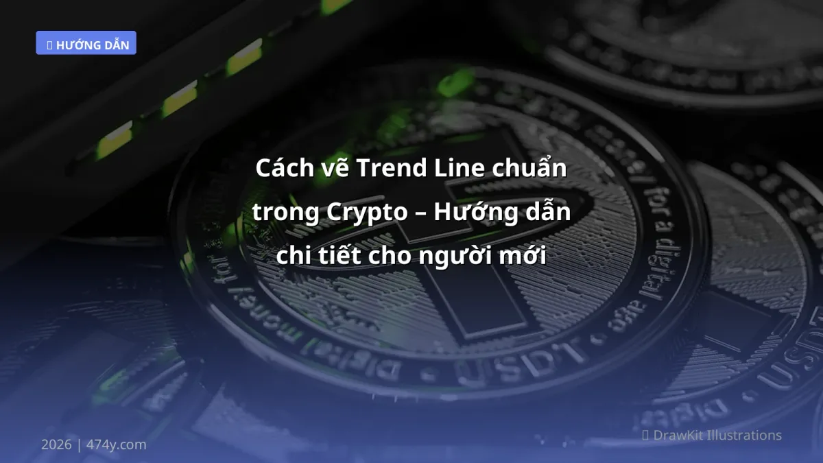 Cách vẽ Trend Line chuẩn trong Crypto – Hướng dẫn chi tiết cho người mới