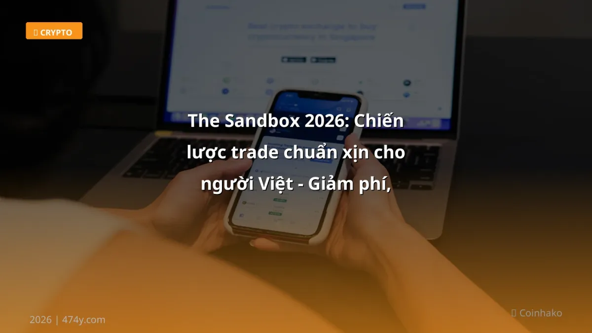 The Sandbox 2026: Chiến lược trade chuẩn xịn cho người Việt - Giảm phí, giảm rủi ro