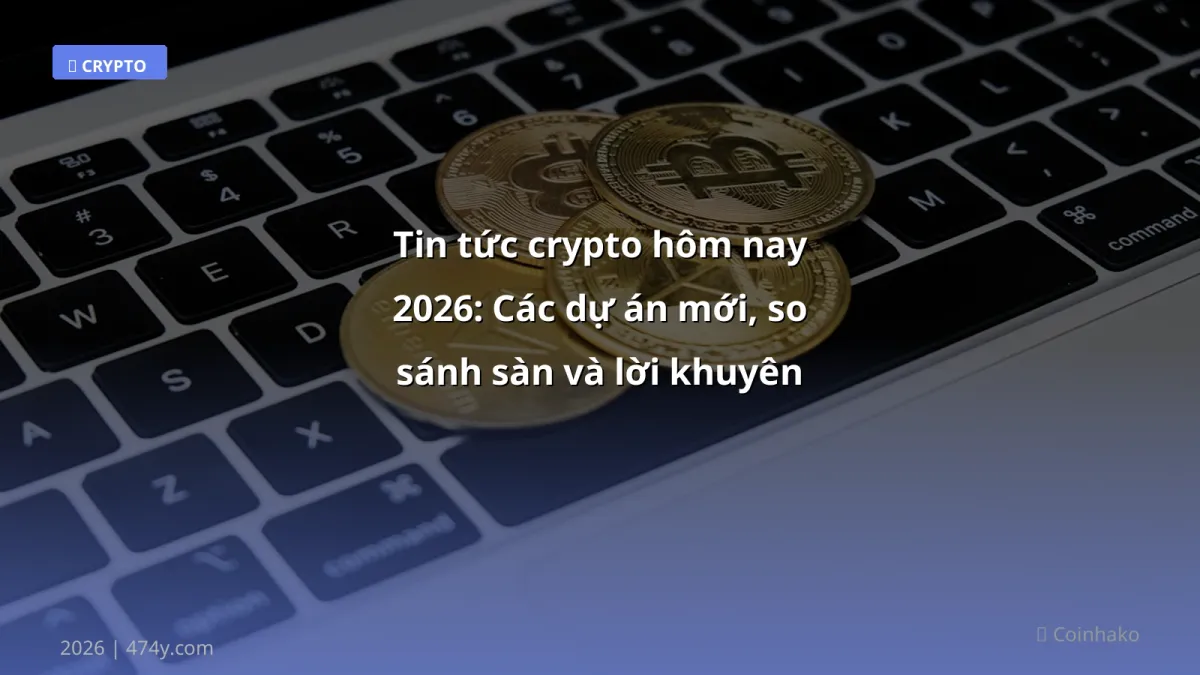 Tin tức crypto hôm nay 2026: Các dự án mới, so sánh sàn và lời khuyên rút tiền