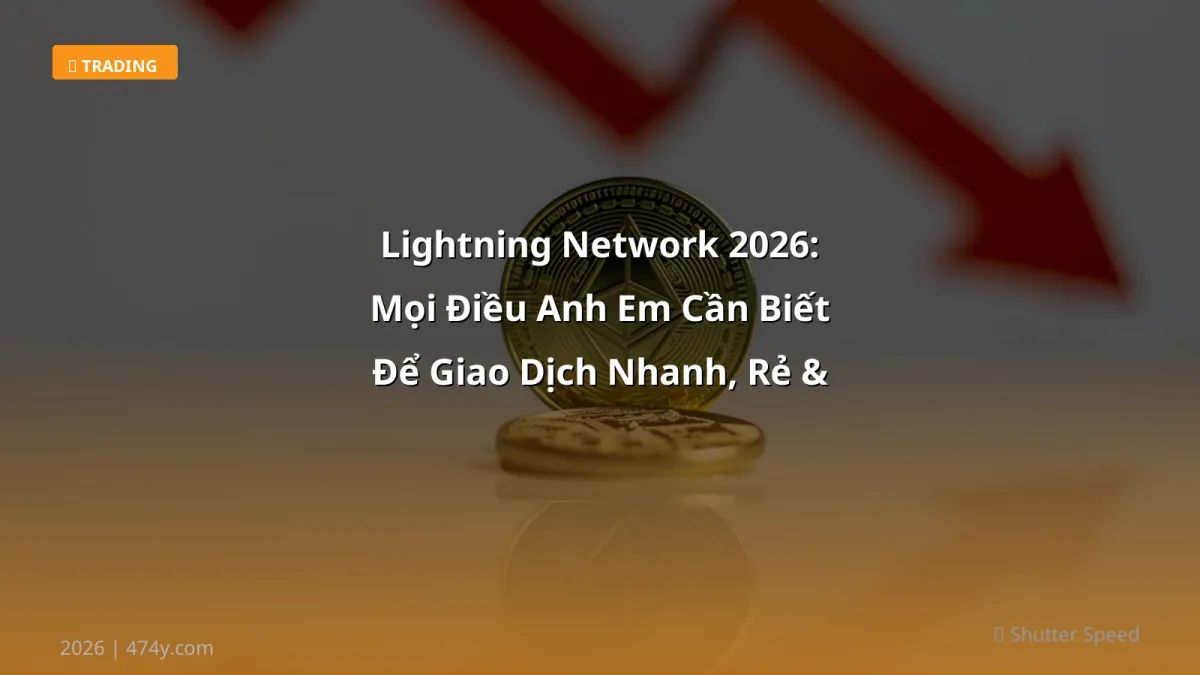 Lightning Network 2026: Mọi Điều Anh Em Cần Biết Để Giao Dịch Nhanh, Rẻ & An Toàn