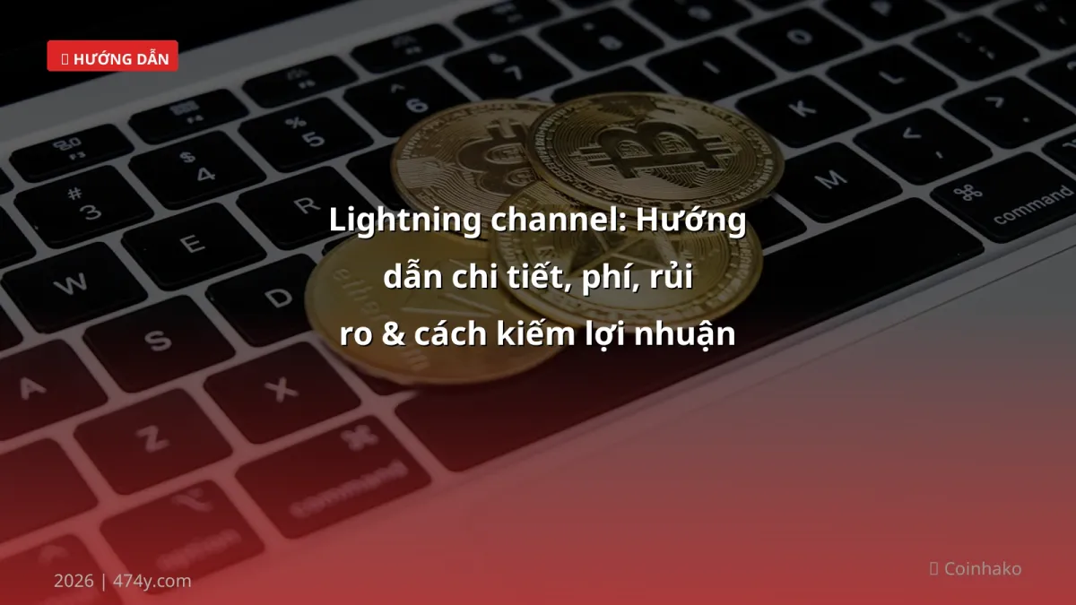 Lightning channel: Hướng dẫn chi tiết, phí, rủi ro & cách kiếm lợi nhuận năm 2026