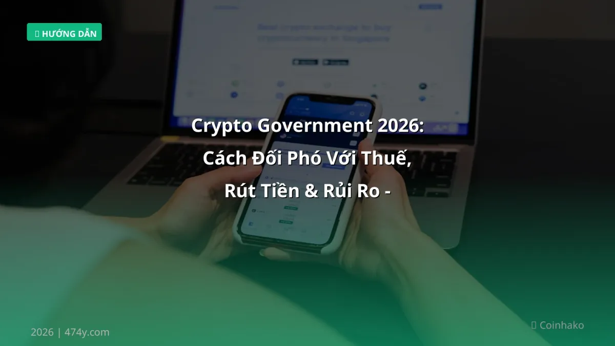 Crypto Government 2026: Cách Đối Phó Với Thuế, Rút Tiền & Rủi Ro - Hướng Dẫn Xịn Cho Trader Việt