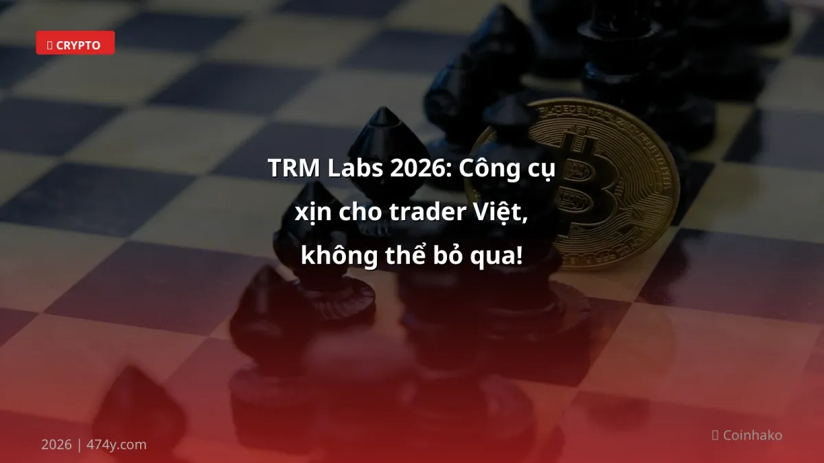 TRM Labs 2026: Công cụ xịn cho trader Việt, không thể bỏ qua!