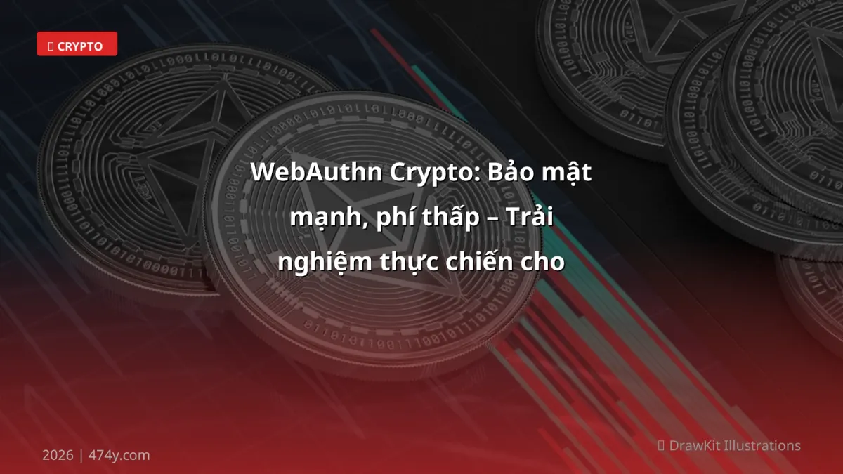 WebAuthn Crypto: Bảo mật mạnh, phí thấp – Trải nghiệm thực chiến cho trader Việt 2026