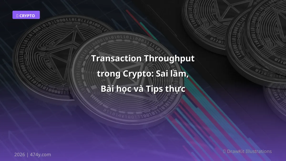 Transaction Throughput trong Crypto: Sai lầm, Bài học và Tips thực chiến cho trader Việt