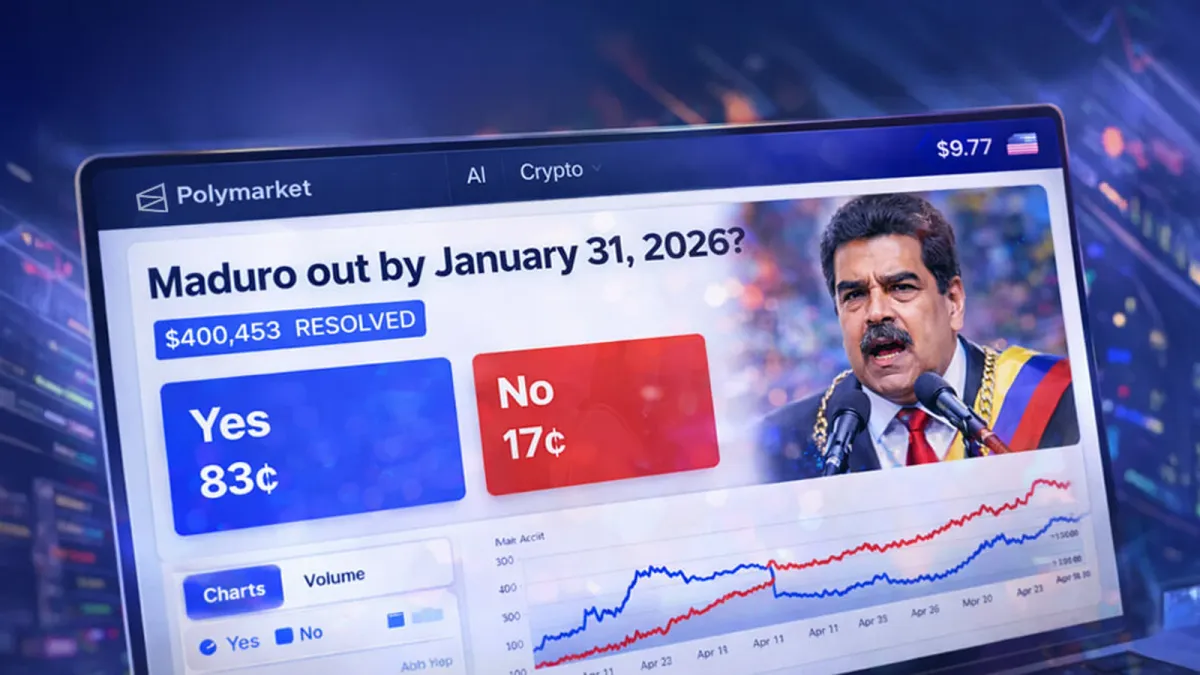 Polymarket: Tài khoản lậu biến 30k USD thành 400k USD trước khi Mỹ bắt Maduro - Bói giá Bitcoin?
