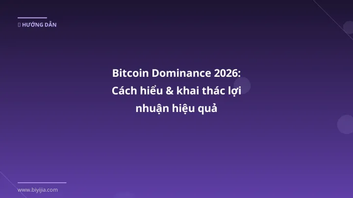 Hình ảnh minh họa: Bitcoin dominance - Cập nhật mới nhất 2026