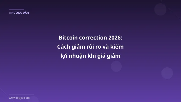 Infographic bitcoin correction 2026: cách giảm rủi ro và kiếm lợi nhuận khi giá giảm - Thông tin quan trọng cho trader Việt