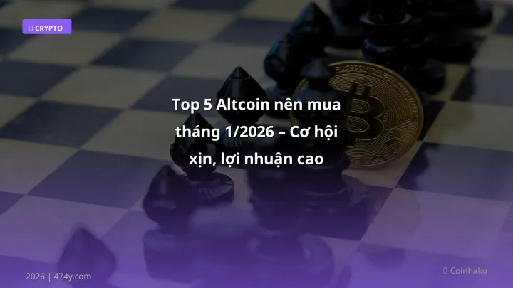 Cover image: Altcoin nên mua guide 2026 - 474y.com