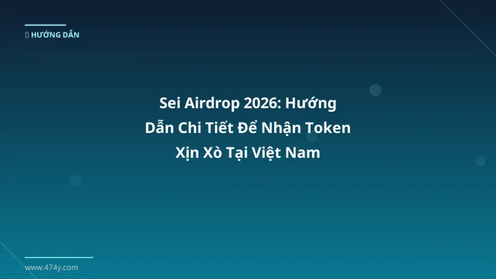 Sei Airdrop 2026: Hướng Dẫn Chi Tiết Để Nhận Token Xịn Xò Tại Việt Nam - Hướng dẫn chi tiết 2026 | 474y.com