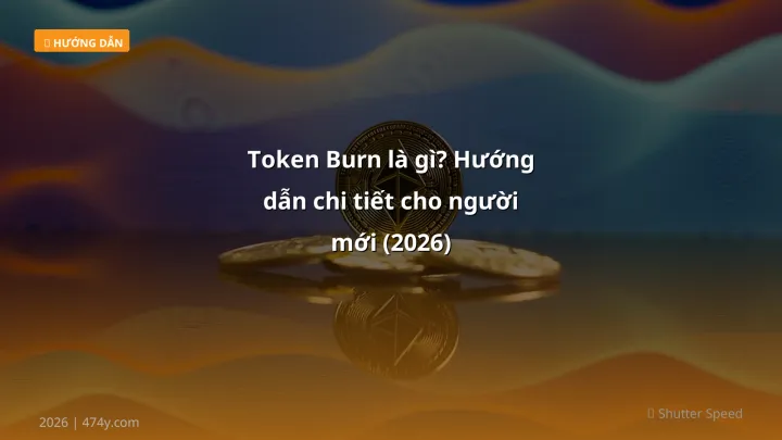 Infographic token burn là gì? hướng dẫn chi tiết cho người mới (2026) - Thông tin quan trọng cho trader Việt