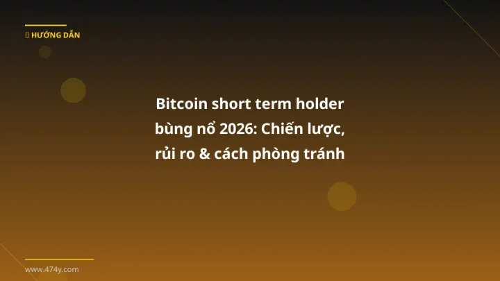 Infographic bitcoin short term holder bùng nổ 2026: chiến lược, rủi ro & cách phòng tránh cho người việt - Thông tin quan trọ