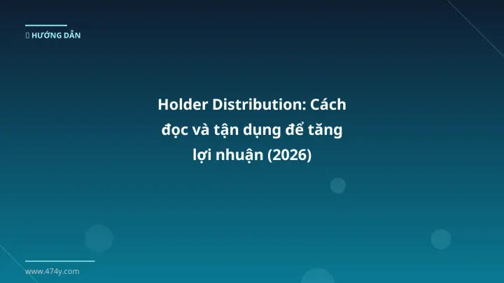 Infographic holder distribution: cách đọc và tận dụng để tăng lợi nhuận (2026) - Thông tin quan trọng cho trader Việt