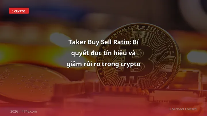 Infographic taker buy sell ratio: bí quyết đọc tín hiệu và giảm rủi ro trong crypto 2026 - Thông tin quan trọng cho trader Vi